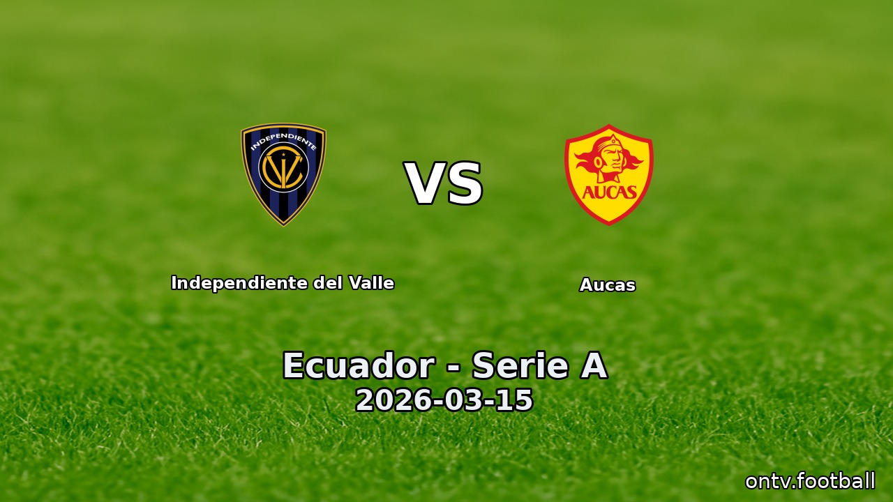 Independiente del Valle vs Aucas