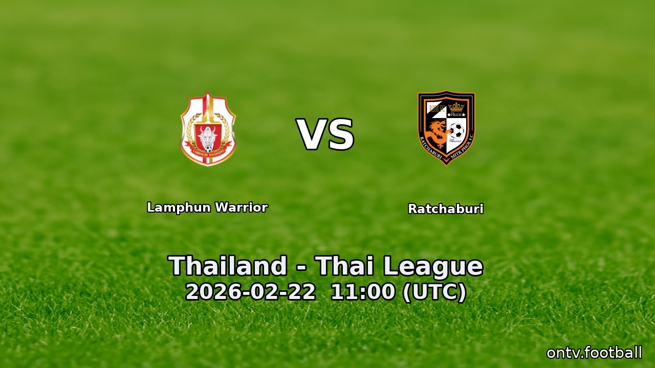 Lamphun Warrior vs Ratchaburi