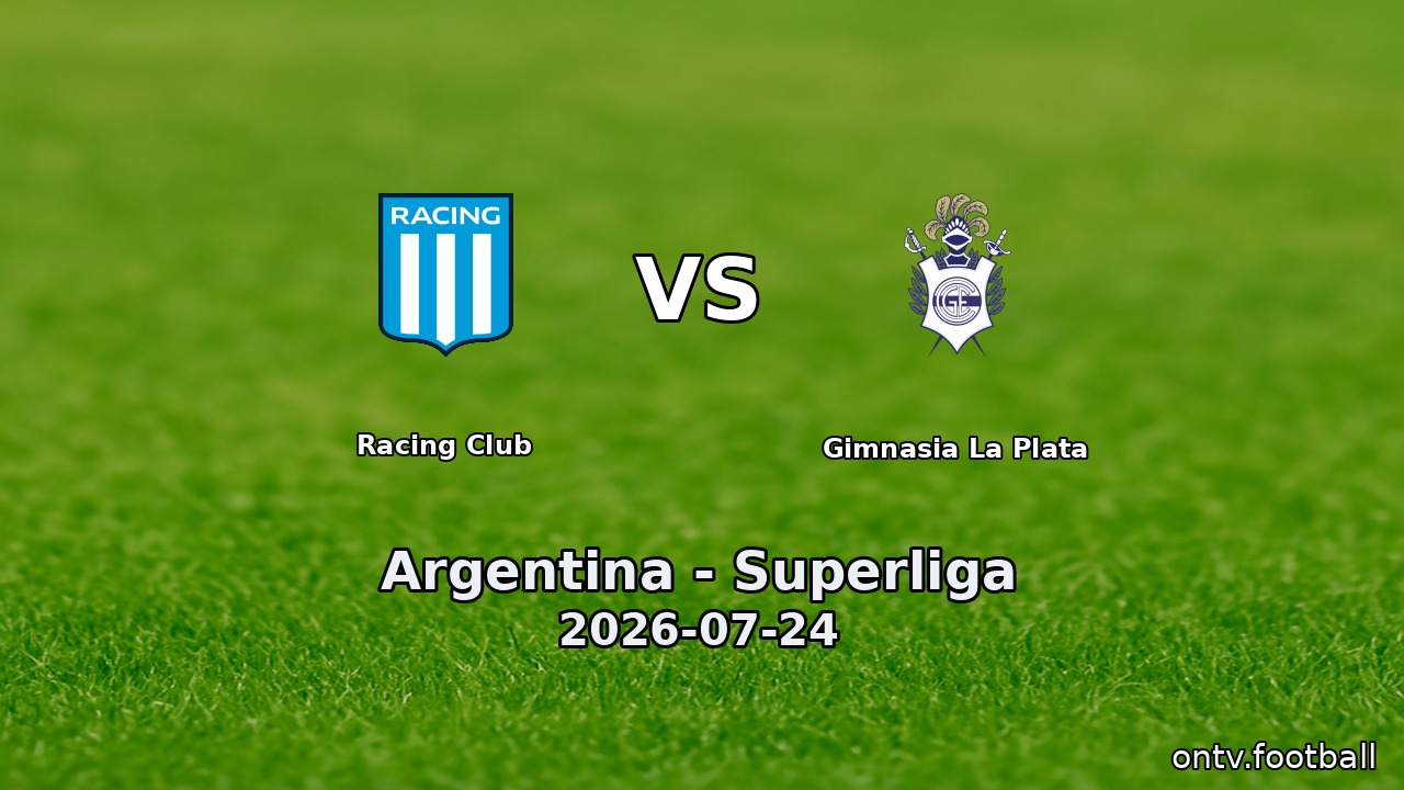 Racing Club vs Gimnasia La Plata