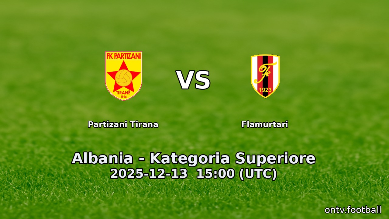 Partizani Tirana vs Flamurtari