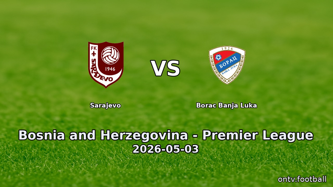 Sarajevo vs Borac Banja Luka