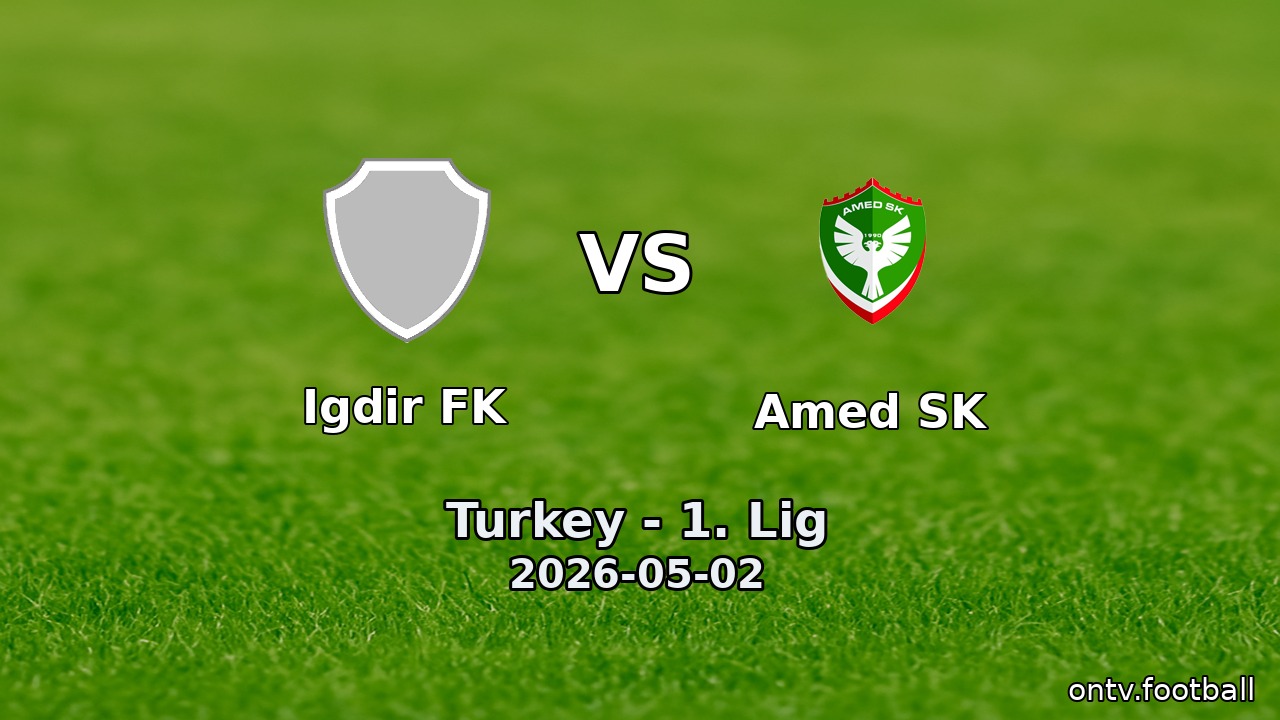 Igdir FK vs Amed SK