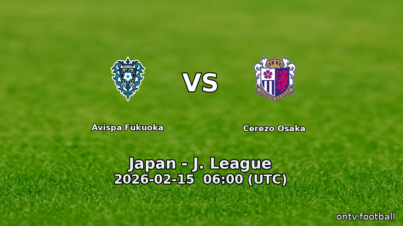 Avispa Fukuoka vs Cerezo Osaka