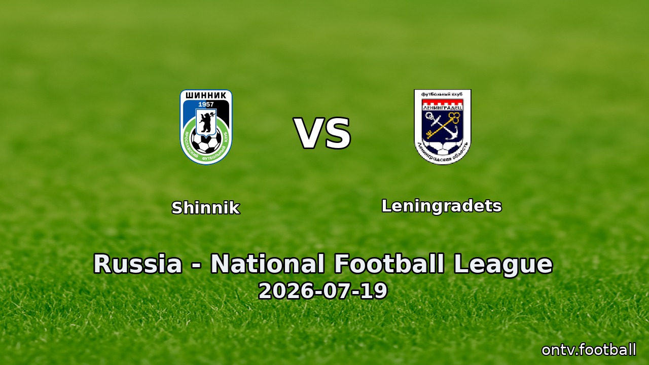 Shinnik vs Leningradets