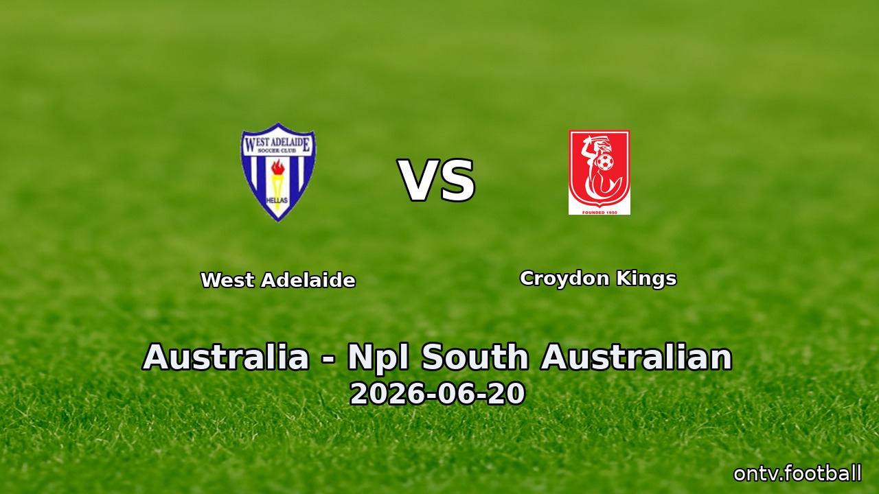 West Adelaide vs Croydon Kings