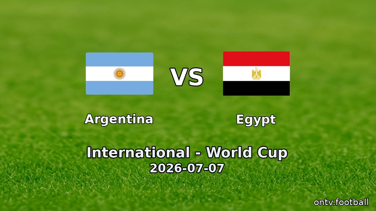 Argentina vs Egypt