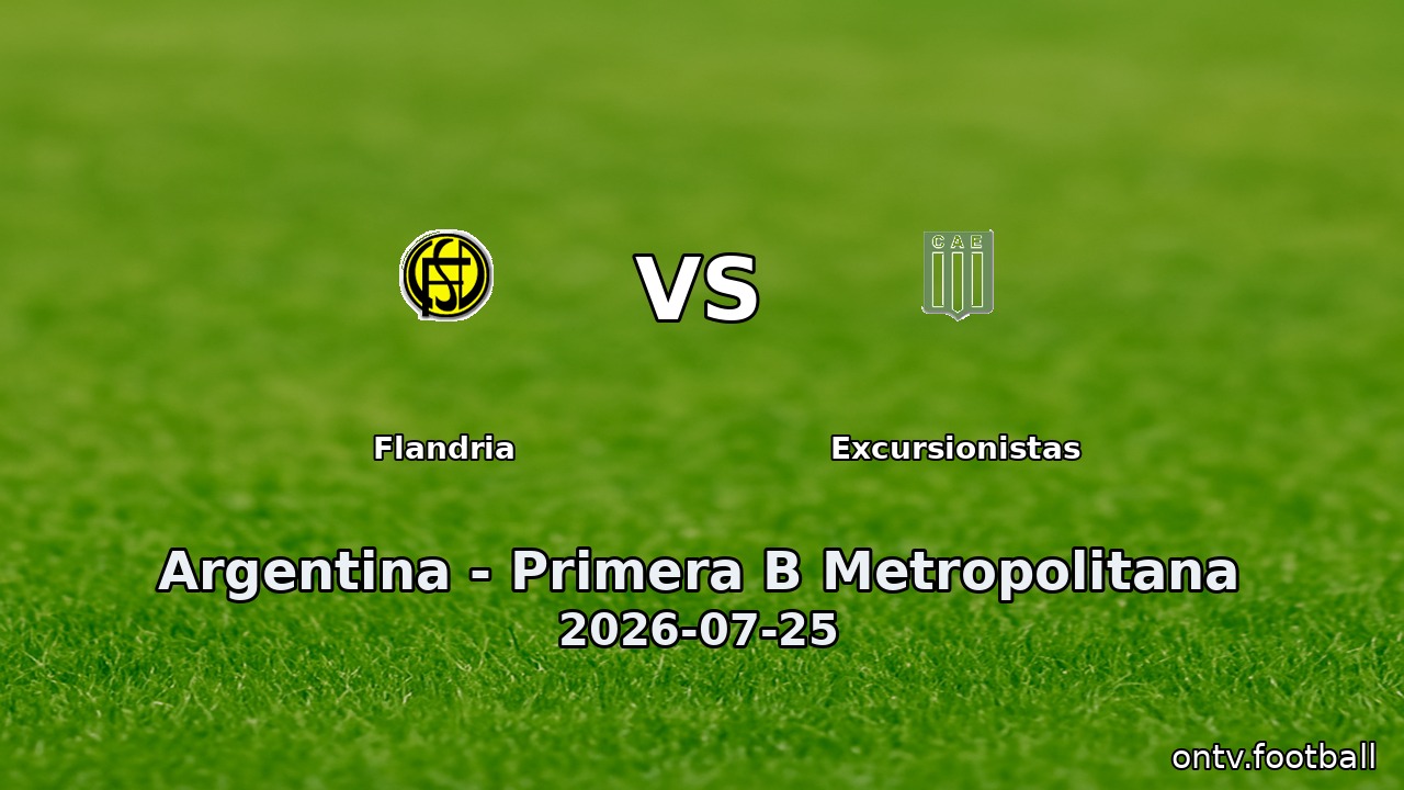 Flandria vs Excursionistas