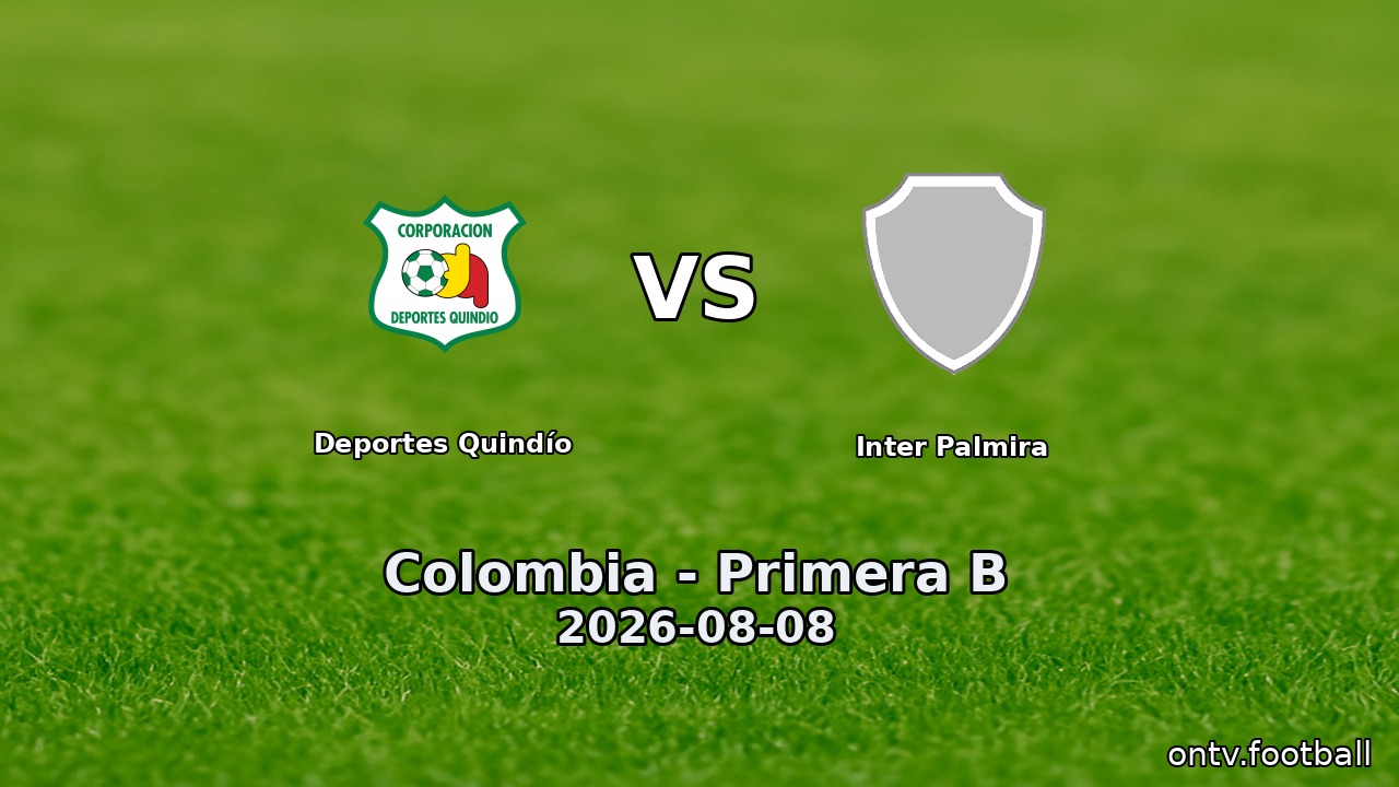 Deportes Quindío vs Inter Palmira