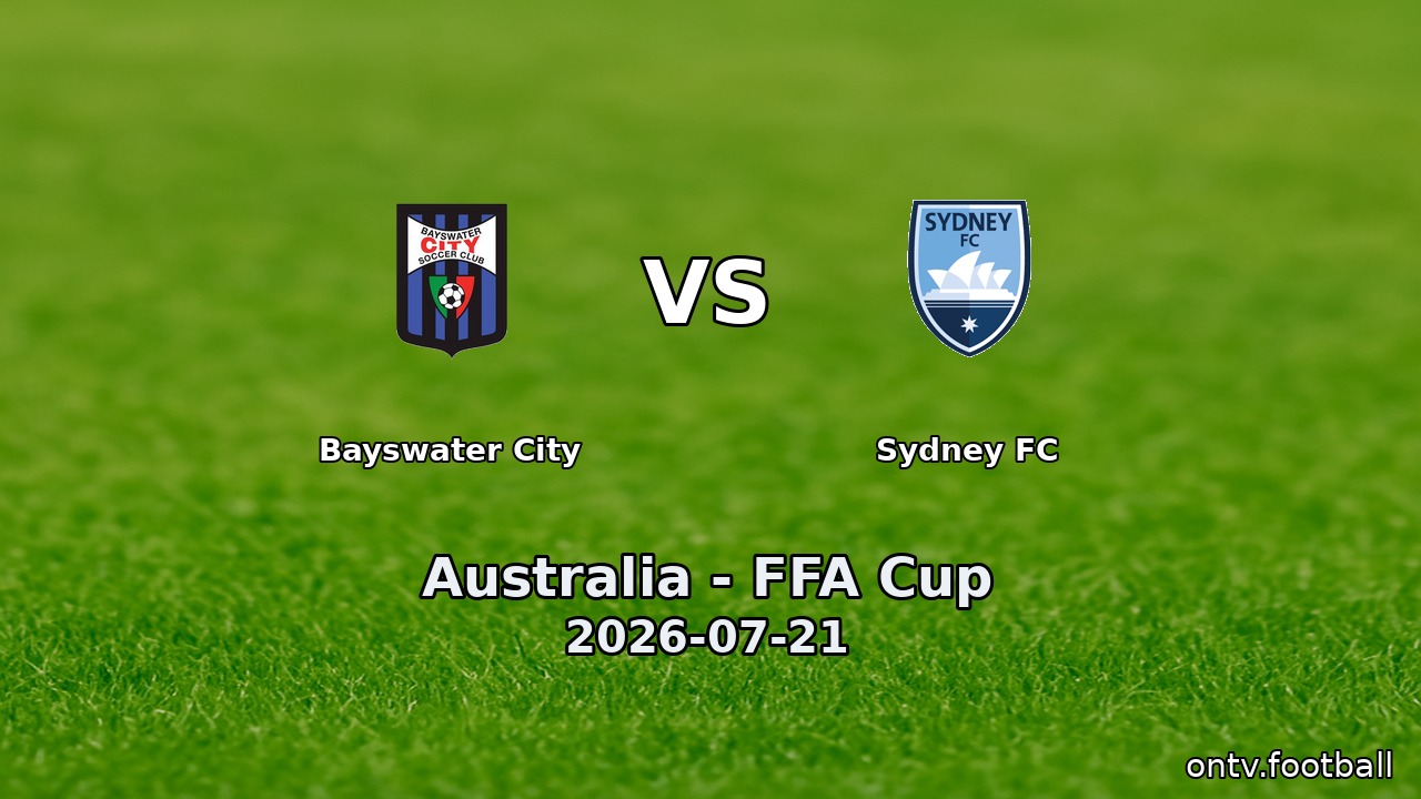Bayswater City vs Sydney FC