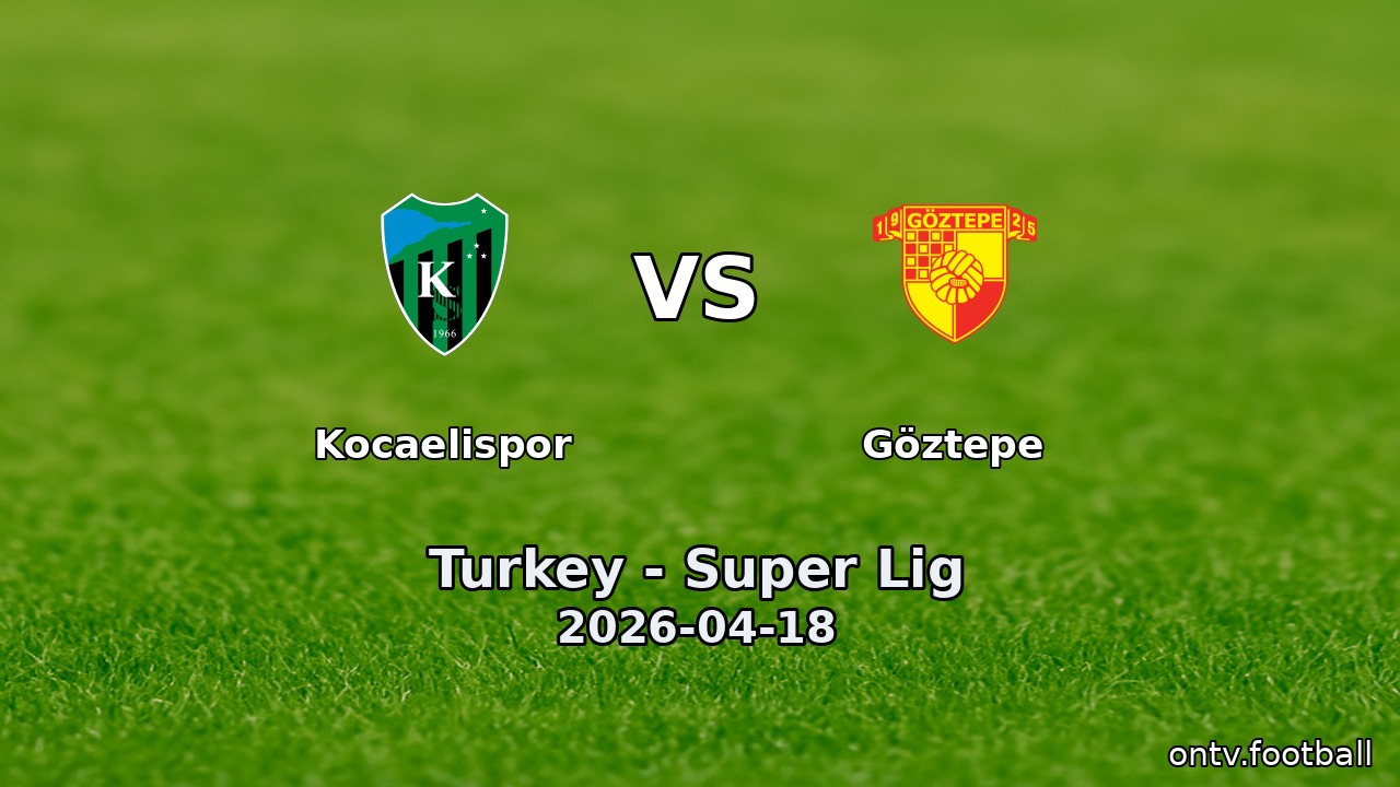 Kocaelispor vs Göztepe