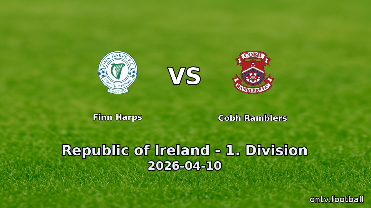 Finn Harps vs Cobh Ramblers
