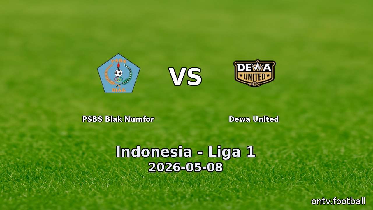 PSBS Biak Numfor vs Dewa United