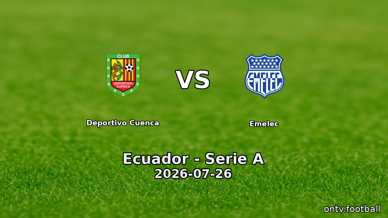 Deportivo Cuenca vs Emelec