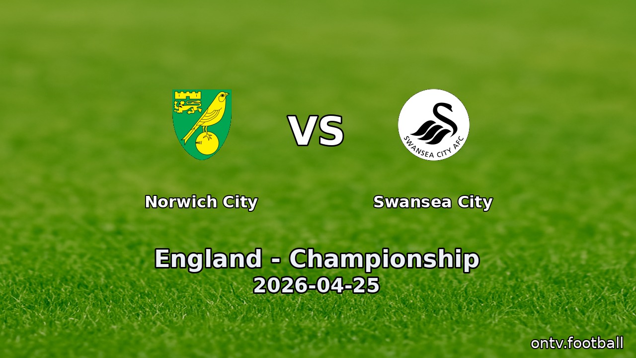 Norwich City vs Swansea City