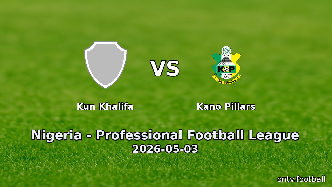 Kun Khalifa vs Kano Pillars