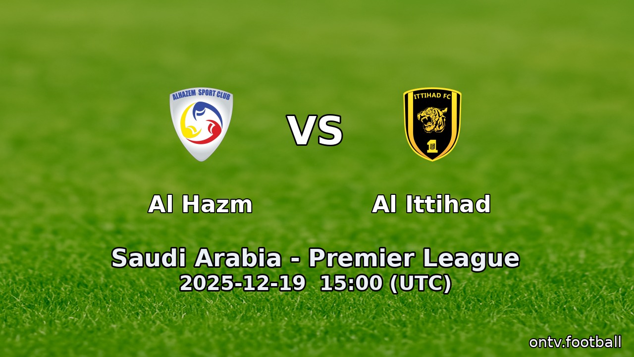 Al Hazm vs Al Ittihad