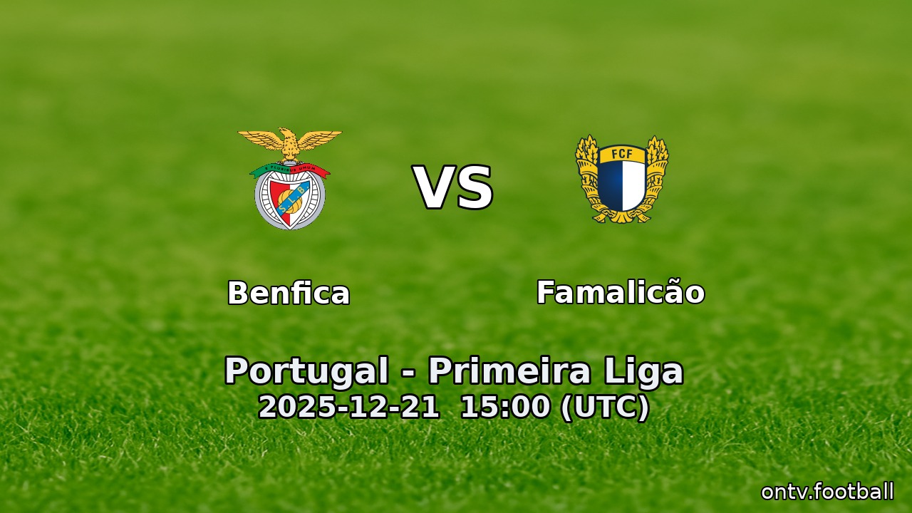 Benfica vs Famalicão