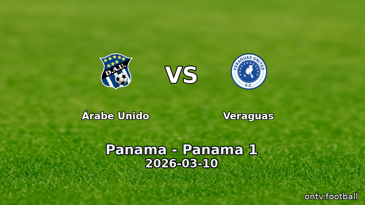 Árabe Unido vs Veraguas