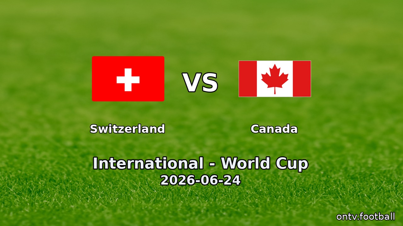 Switzerland vs Canada