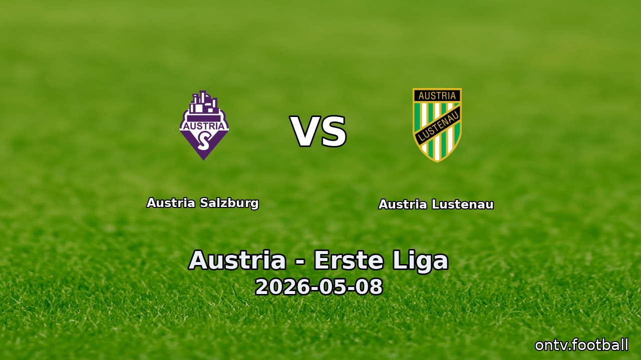 Austria Salzburg vs Austria Lustenau