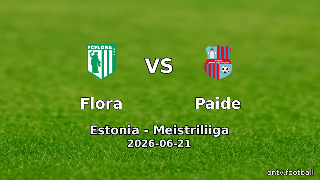 Flora vs Paide