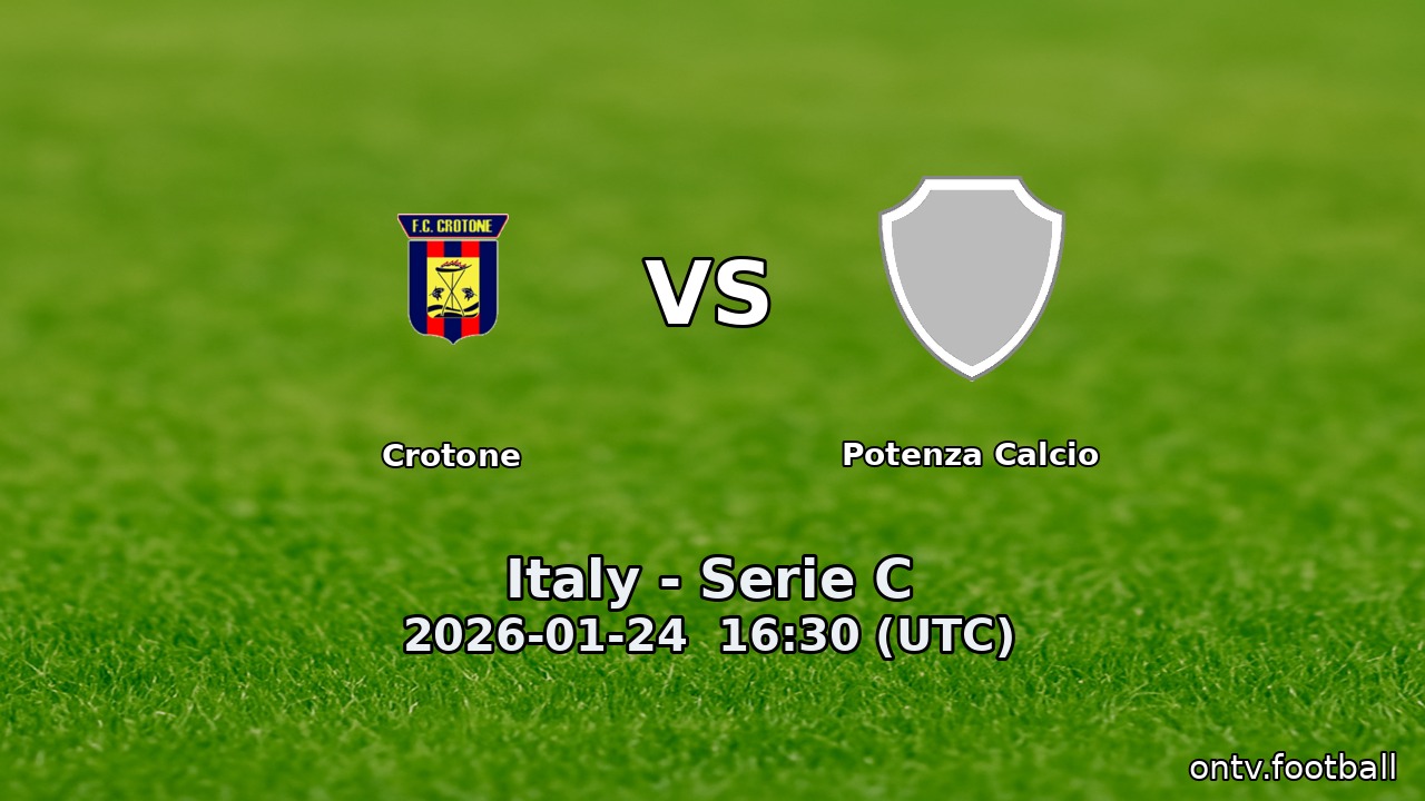 Crotone vs Potenza Calcio