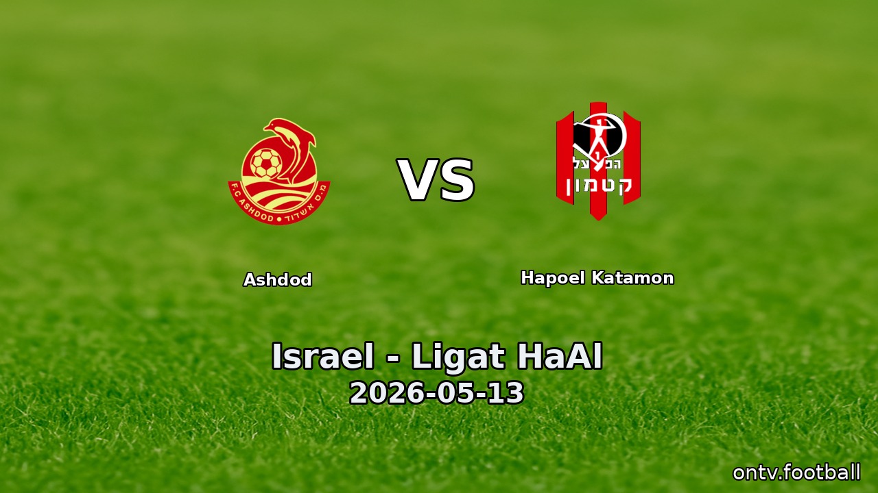 Ashdod vs Hapoel Katamon
