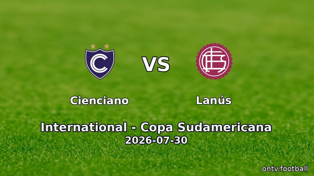 Cienciano vs Lanús