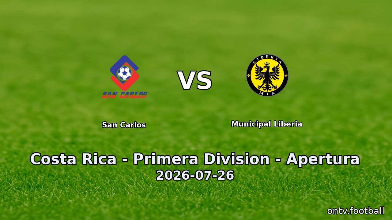 San Carlos vs Municipal Liberia