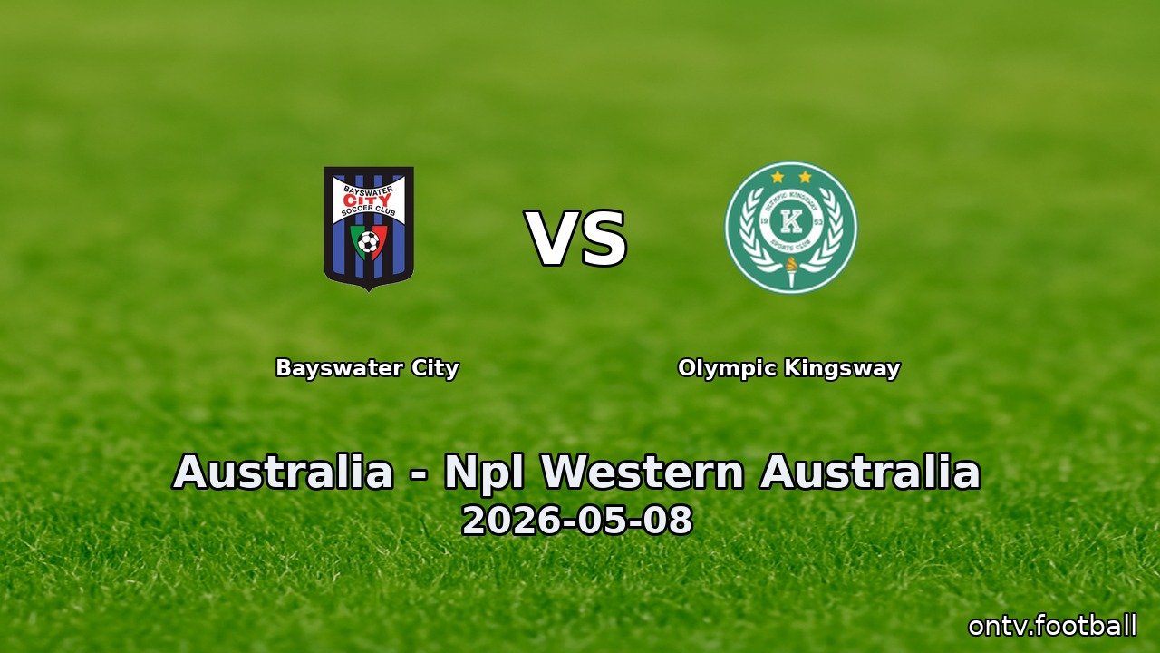 Bayswater City vs Olympic Kingsway