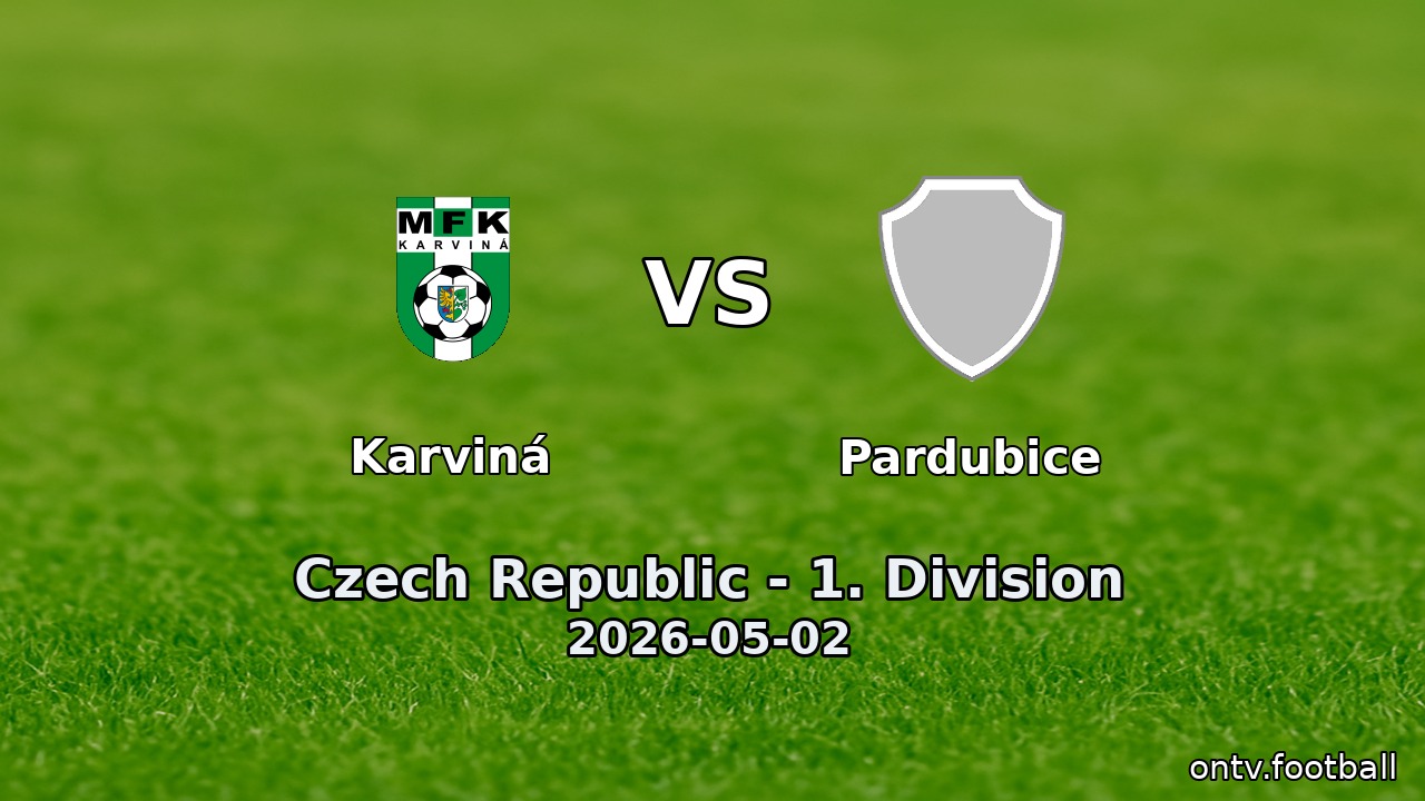 Karviná vs Pardubice