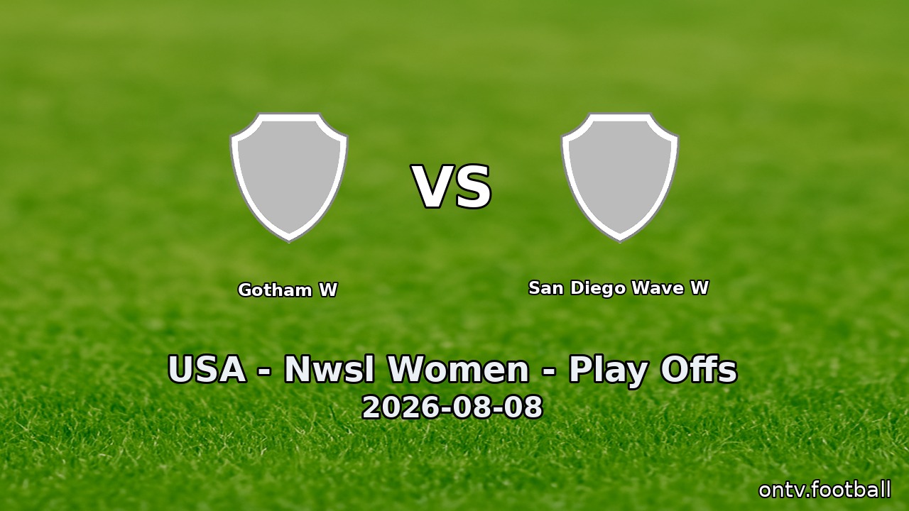 Gotham W vs San Diego Wave W