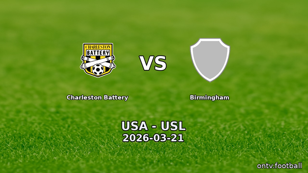 Charleston Battery vs Birmingham