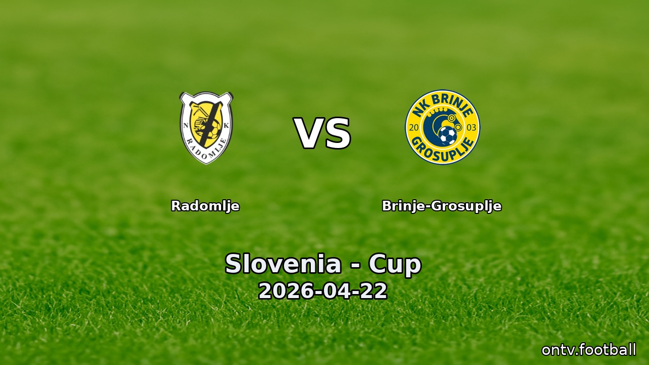 Radomlje vs Brinje-Grosuplje