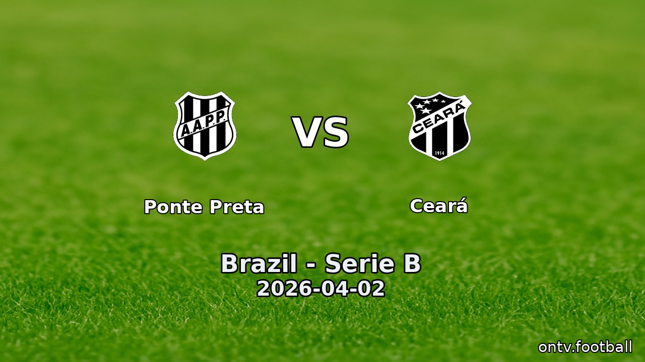 Ponte Preta vs Ceará