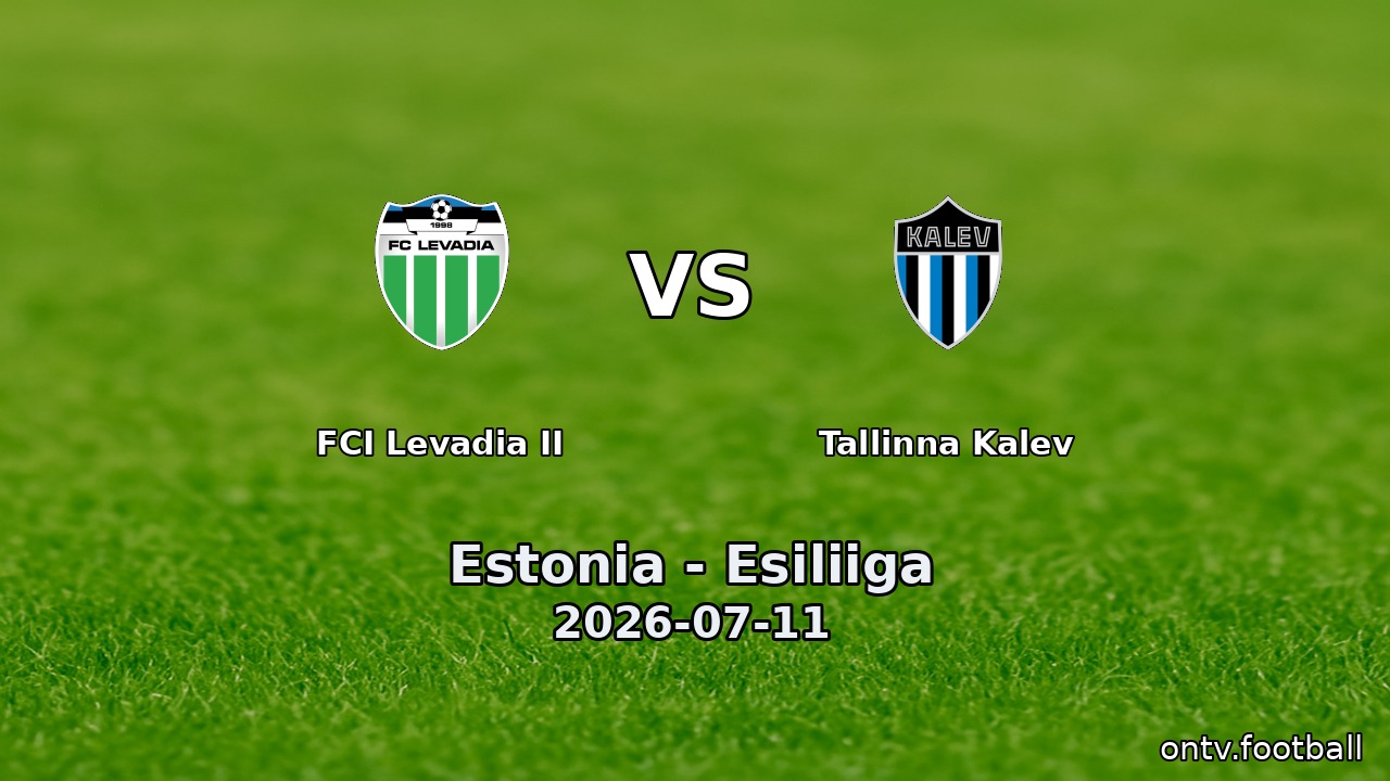 FCI Levadia II vs Tallinna Kalev