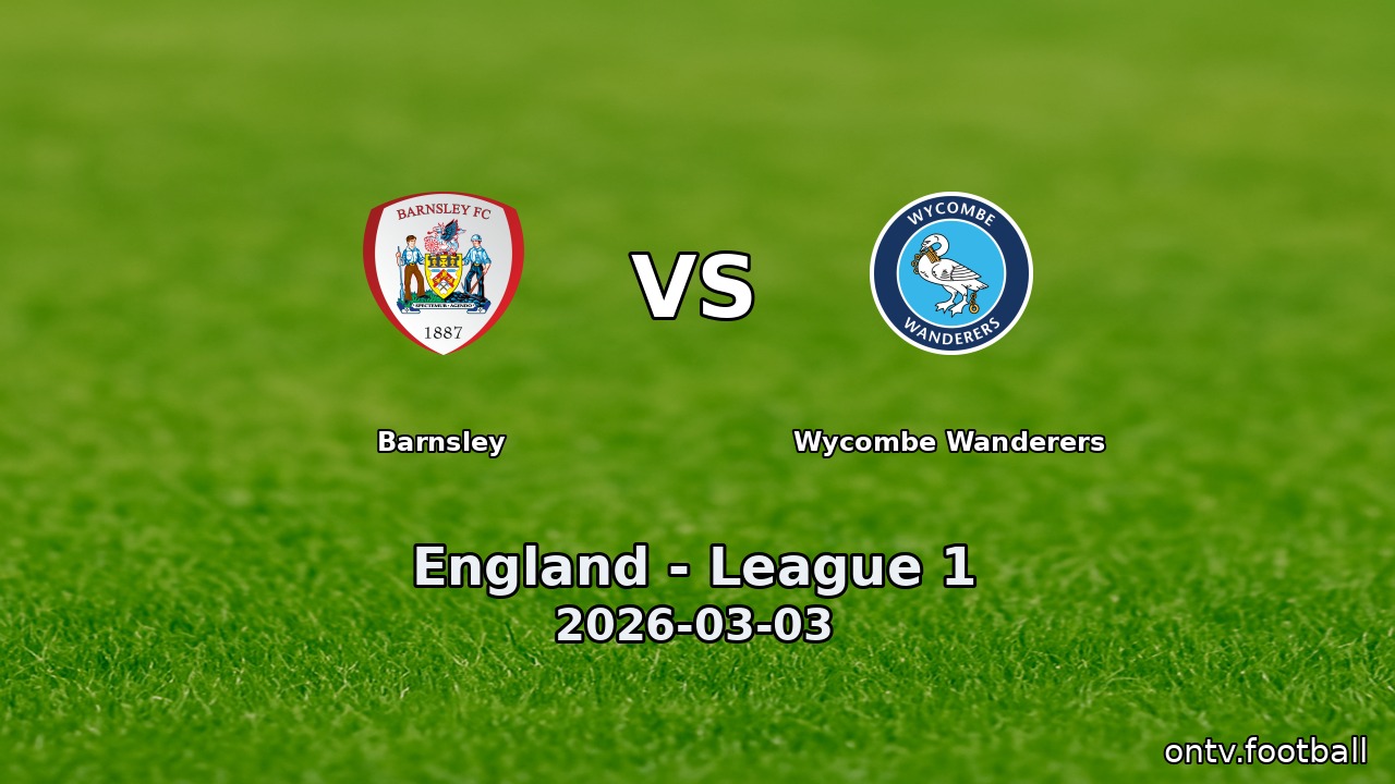 Barnsley vs Wycombe Wanderers