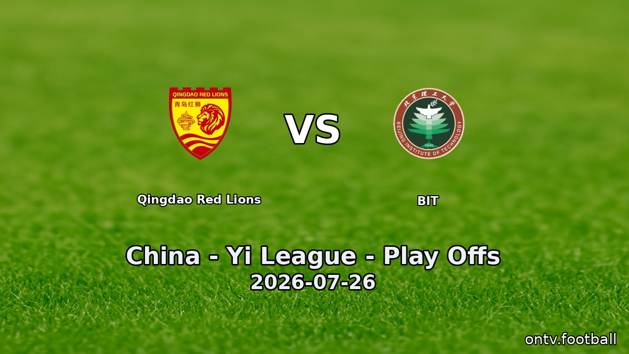 Qingdao Red Lions vs BIT