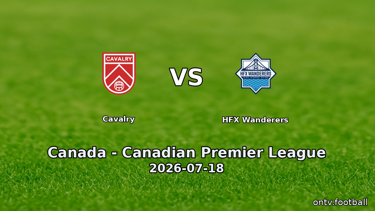 Cavalry vs HFX Wanderers