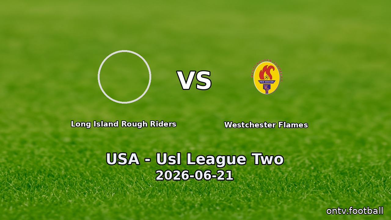 Long Island Rough Riders vs Westchester Flames