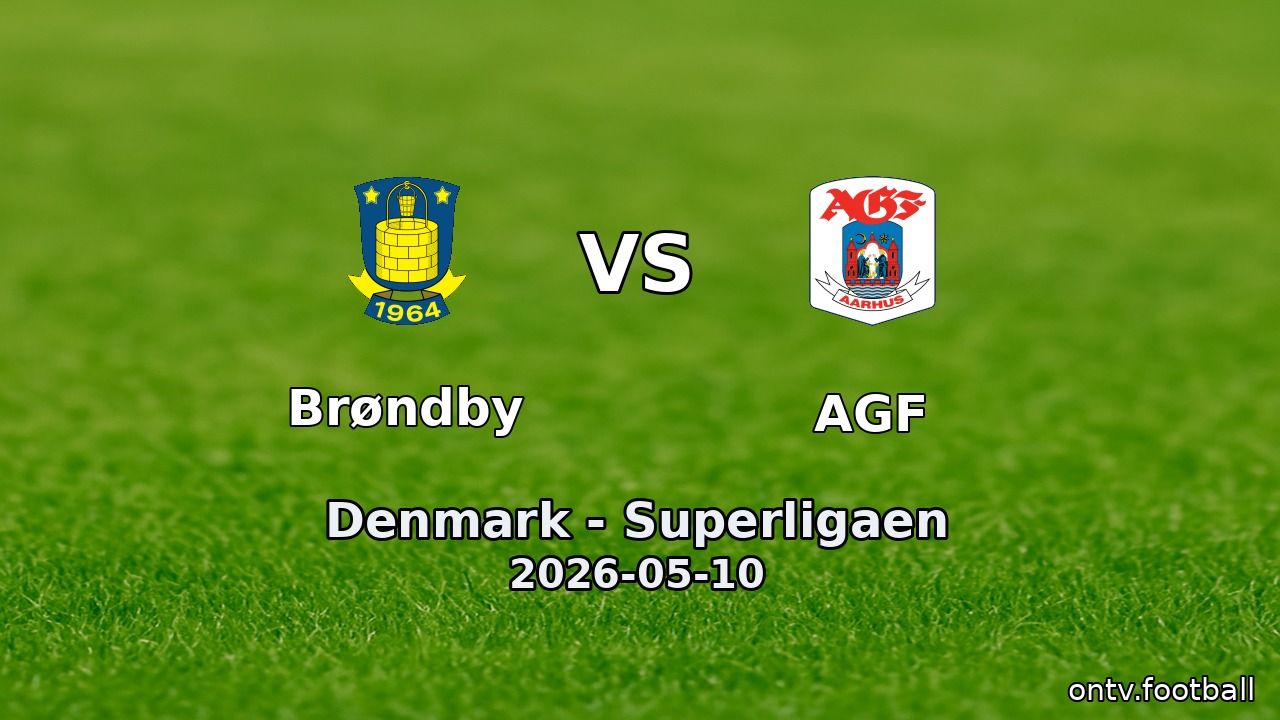 Brøndby vs AGF