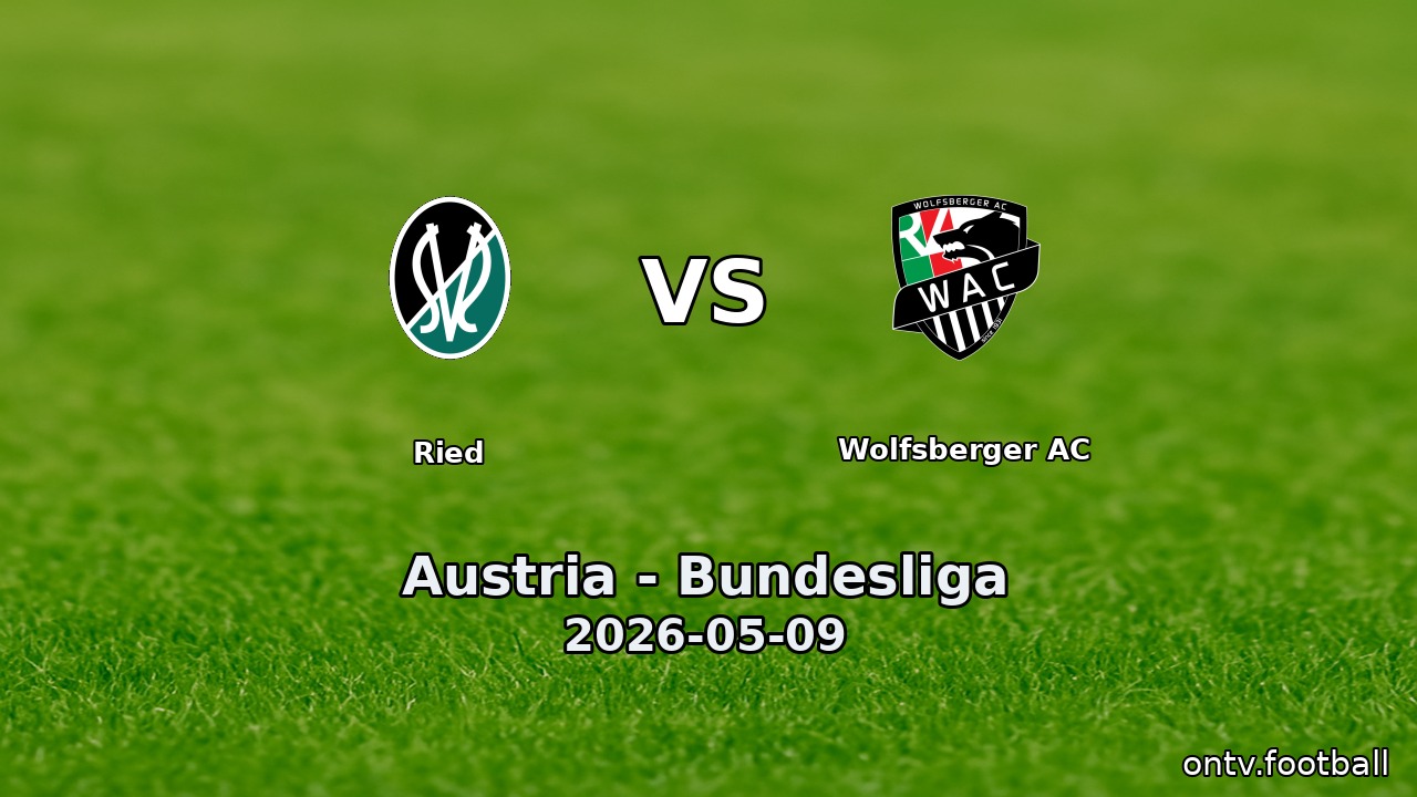 Ried vs Wolfsberger AC