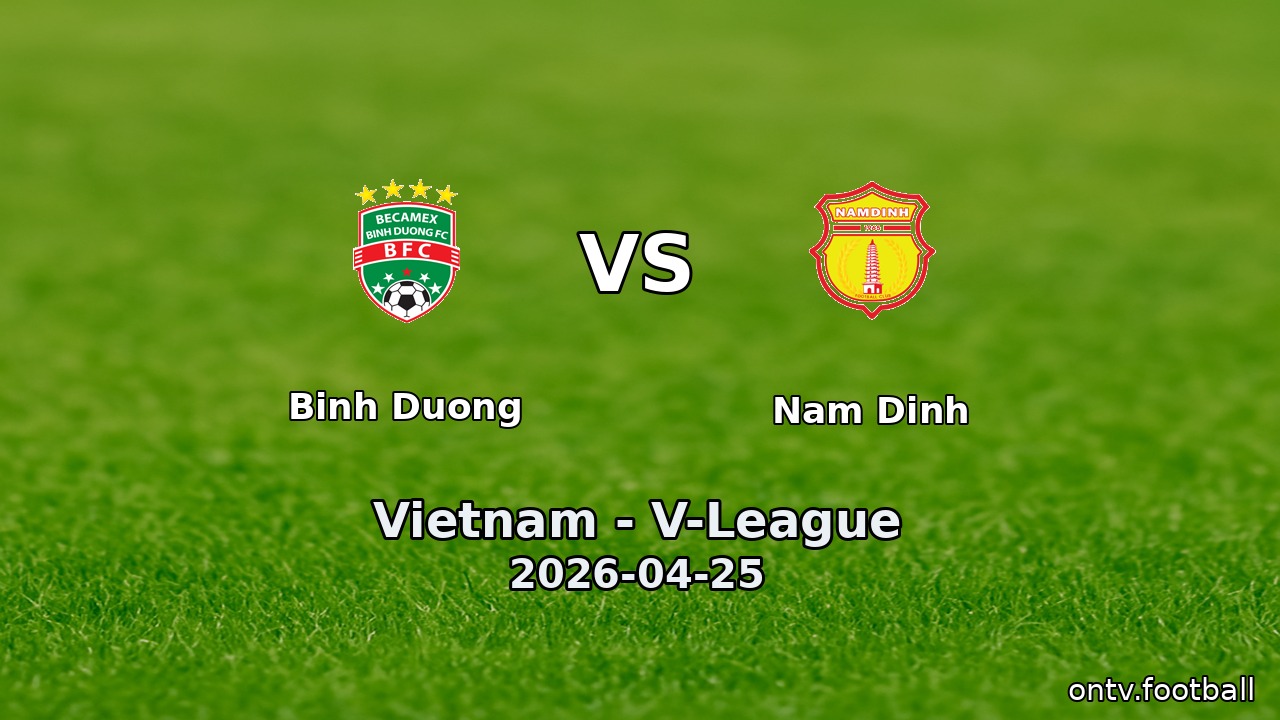 Binh Duong vs Nam Dinh
