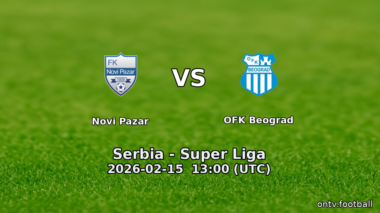 Novi Pazar vs OFK Beograd