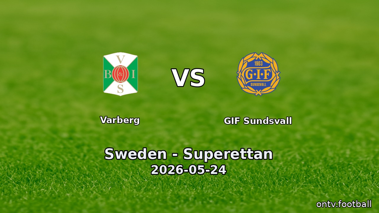 Varberg vs GIF Sundsvall