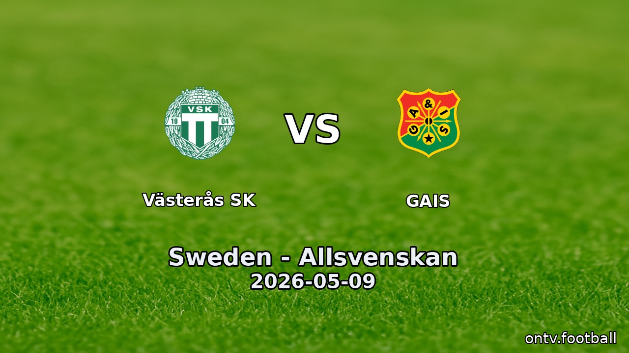 Västerås SK vs GAIS