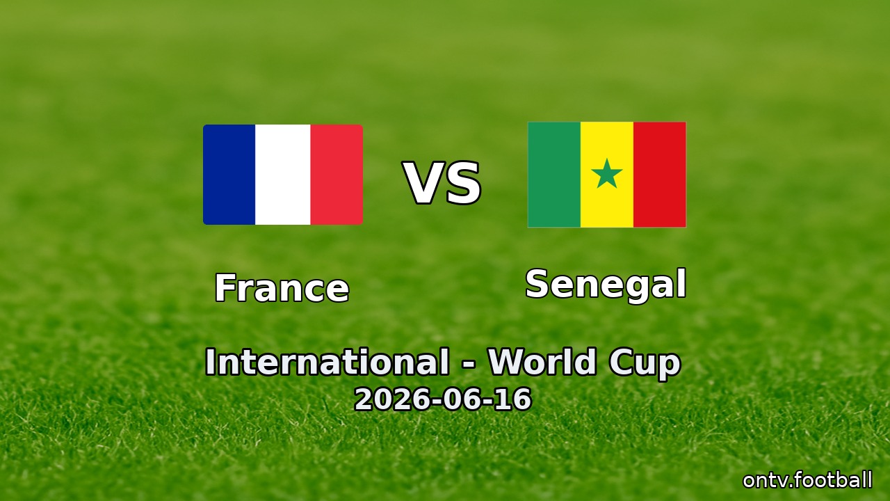 France vs Senegal