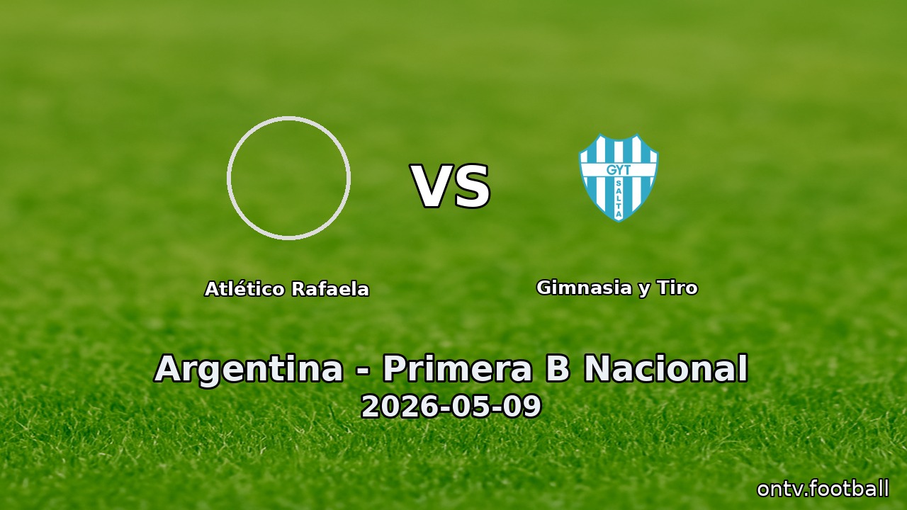 Atlético Rafaela vs Gimnasia y Tiro