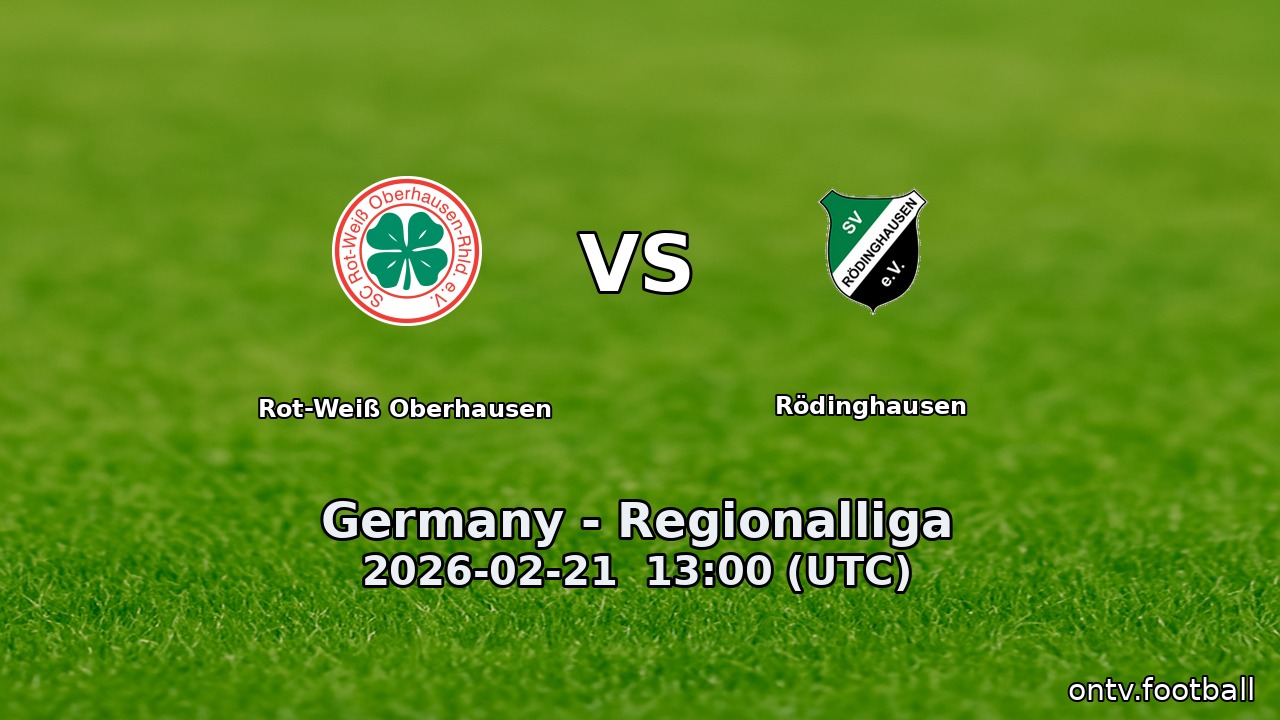Rot-Weiß Oberhausen vs Rödinghausen