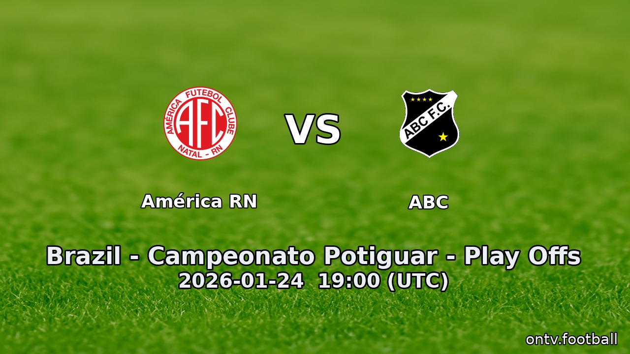 América RN vs ABC